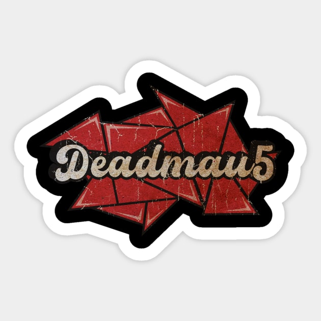 Deadmau5 - Red Diamond Sticker by G-THE BOX